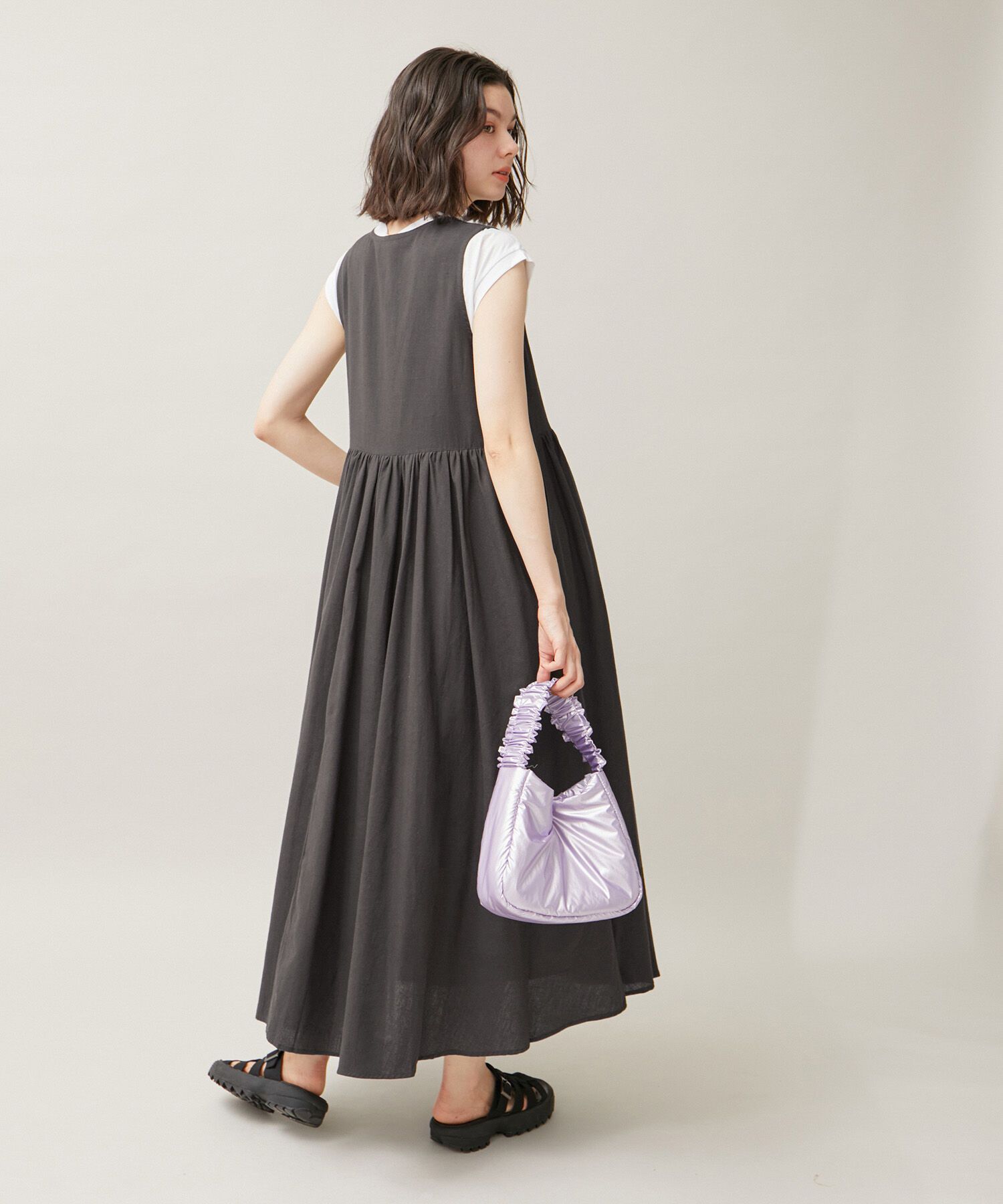 ROPE' PICNIC R「麻混ワンピース/リンクコーデ」|ワンピース|