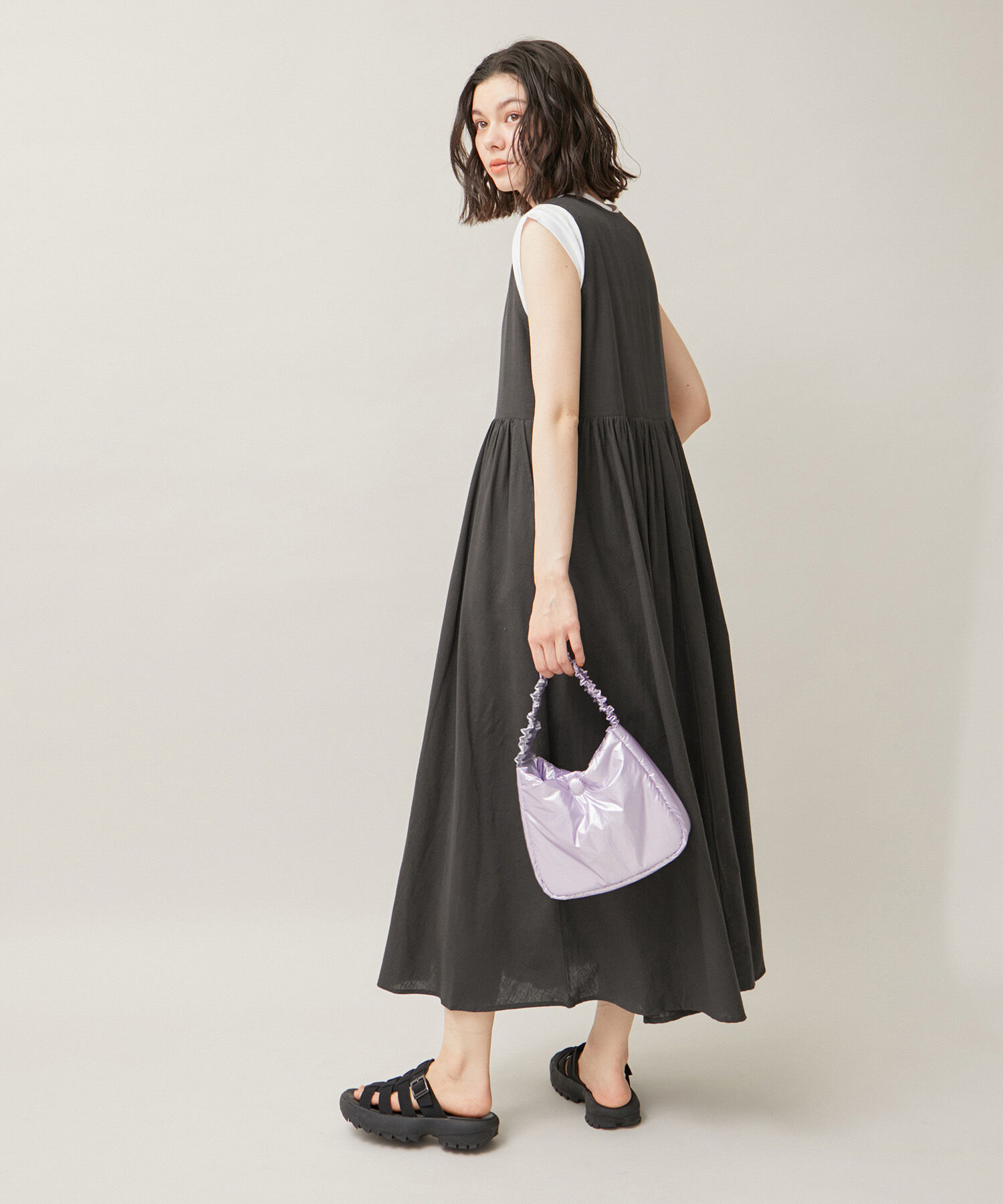 ROPE' PICNIC R「麻混ワンピース/リンクコーデ」|ワンピース|