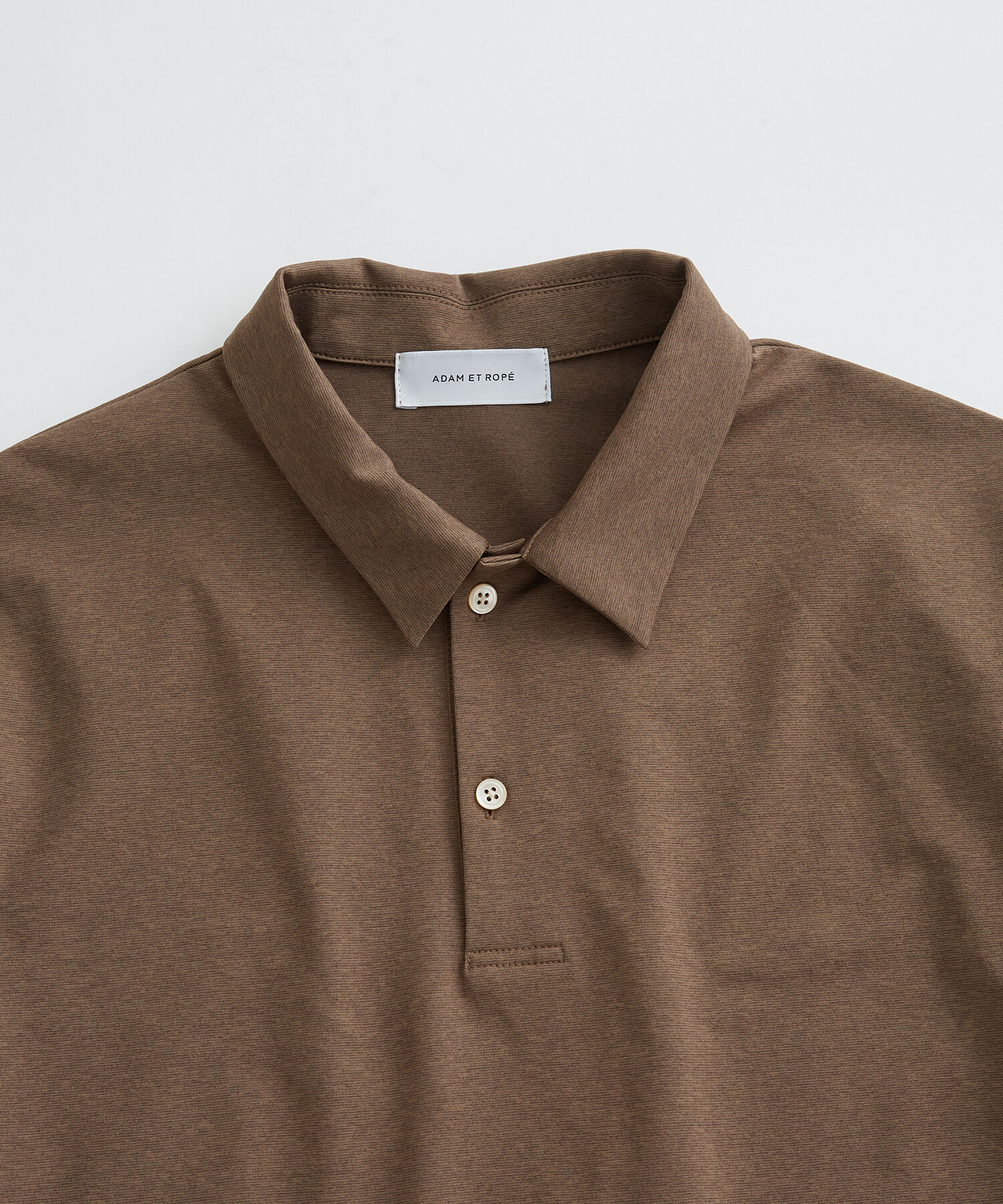 ADAM ET ROPE'「【RIRANCHA/リランチェ】ボックスシルエット ジャージー ポロシャツ / イージーケア / ユニセックス / 吸水」|ポロシャツ|