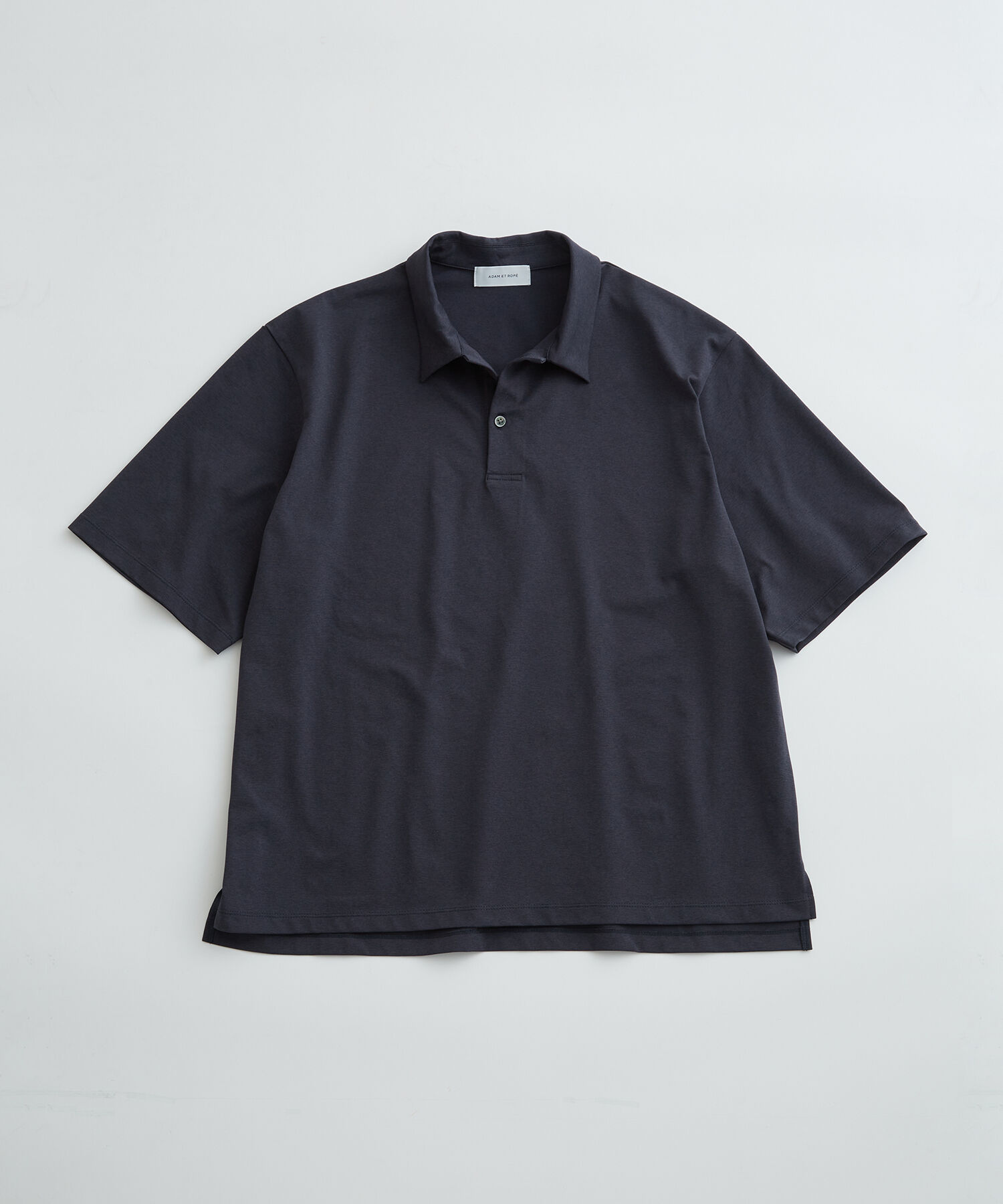 ADAM ET ROPE'「【RIRANCHA/リランチェ】ボックスシルエット ジャージー ポロシャツ / イージーケア / ユニセックス / 吸水」|ポロシャツ|