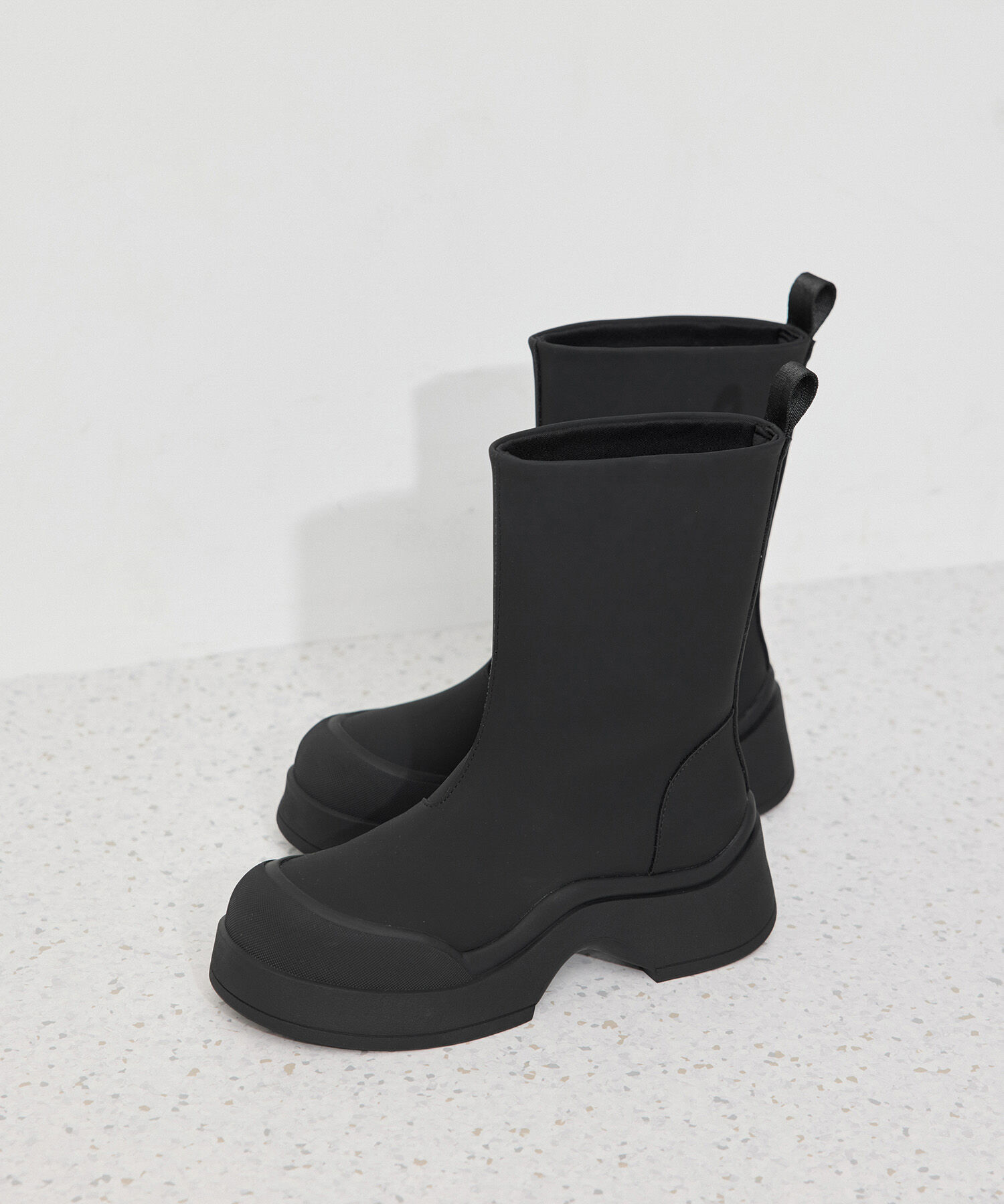 ADAM ET ROPE'「晴雨兼用ボリュームソールミドル丈ブーツ」|その他|