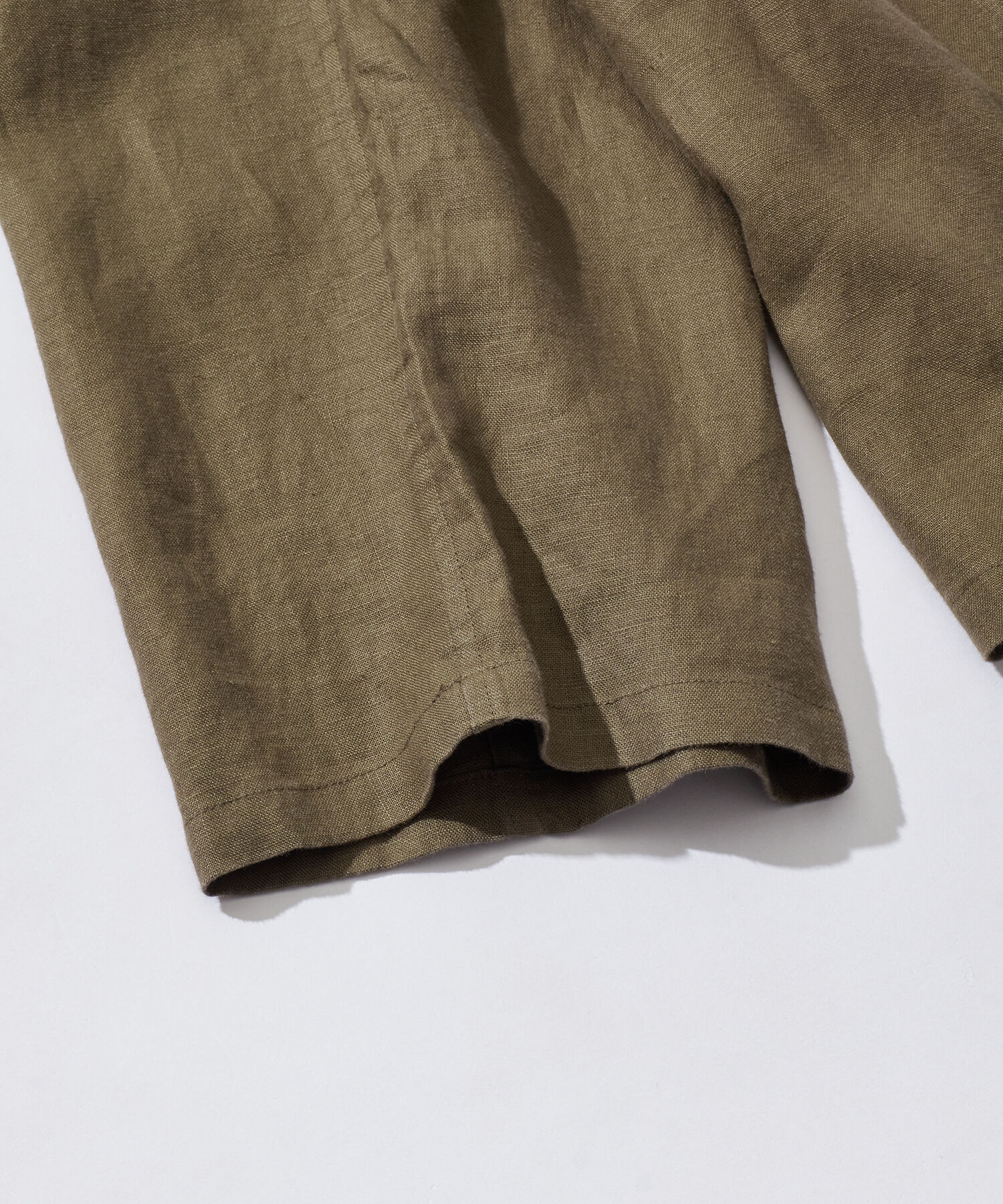 ADAM ET ROPE'「リネン ワイドパンツ / ロングシーズン着用可能 / セットアップ対応」|スラックス|