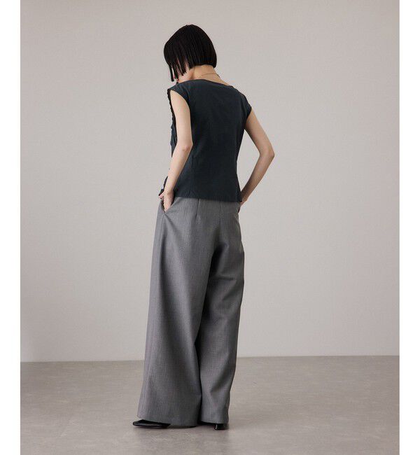 ADAM ET ROPE'「ブラウスコンビオールインワン」|オールインワン|