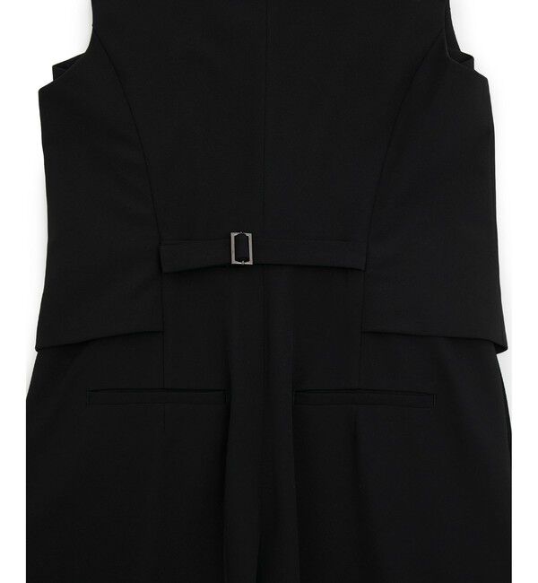 ADAM ET ROPE'「【サステナブル】ジレコンビロンパース」|オールインワン|