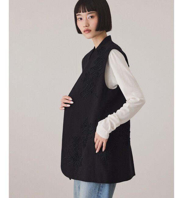 ADAM ET ROPE'「エンブロイダリージレ」|ベスト・ジレ|