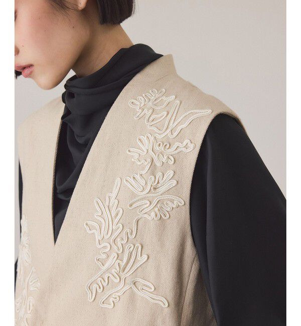 ADAM ET ROPE'「エンブロイダリージレ」|ベスト・ジレ|