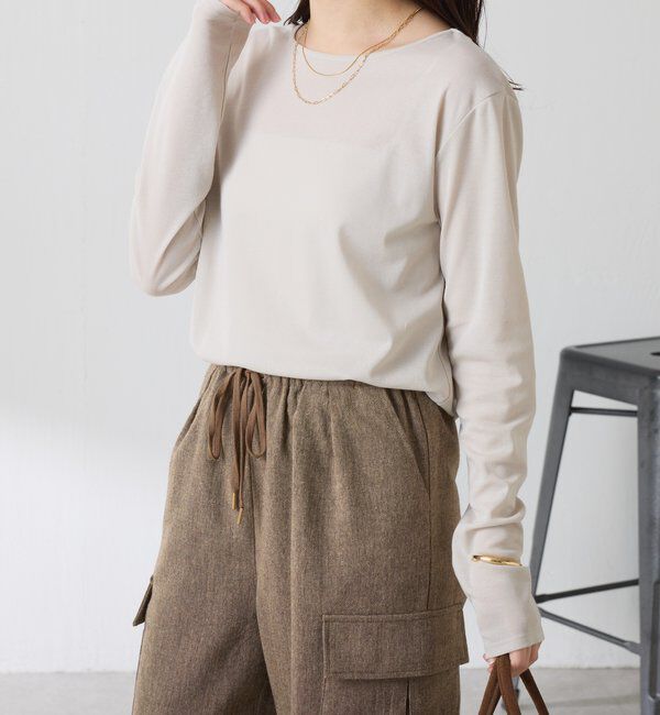  「ベーシックシアーロンT」|Tシャツ・カットソー|