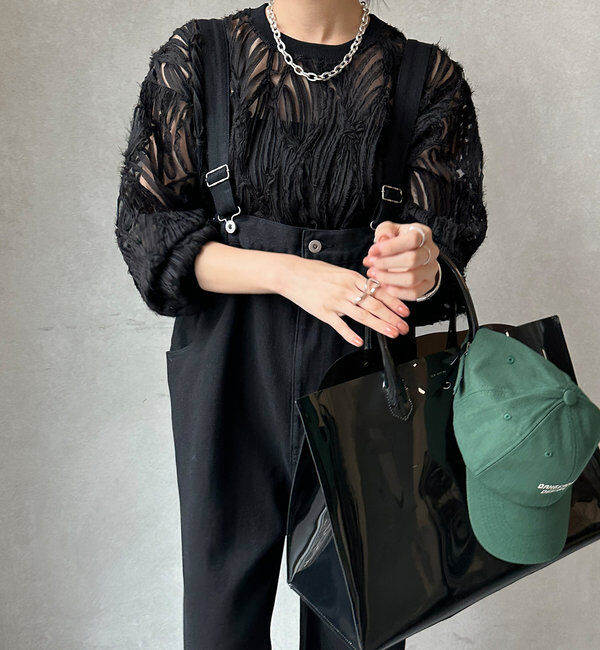  「長袖刺繍レーストップス」|シャツ・ブラウス|