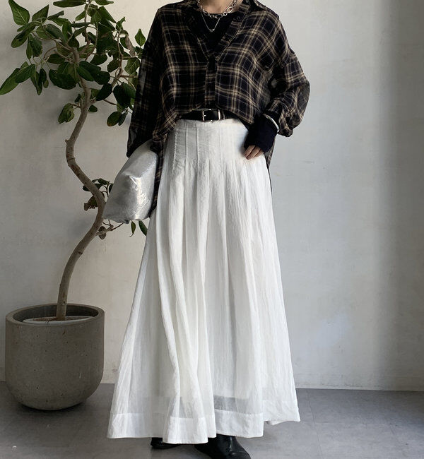  「シアーチェックシャツ」|シャツ・ブラウス|