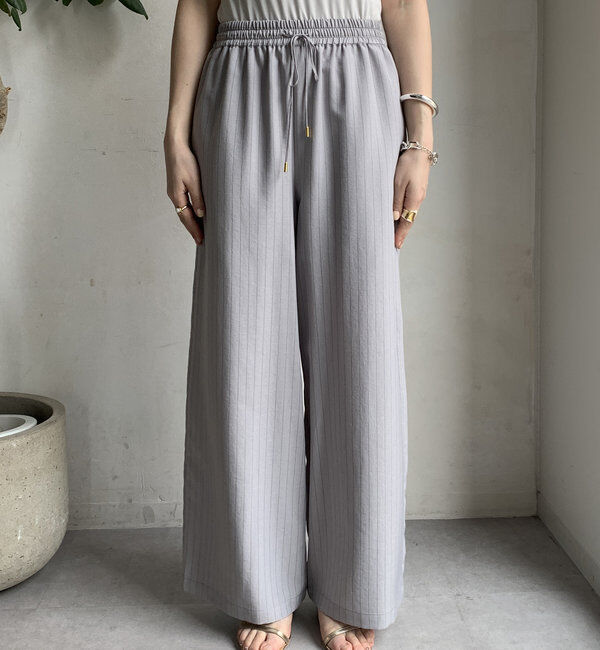  「【WEB限定】タンブラーブッチャーストライプイージーパンツ」|チノ|