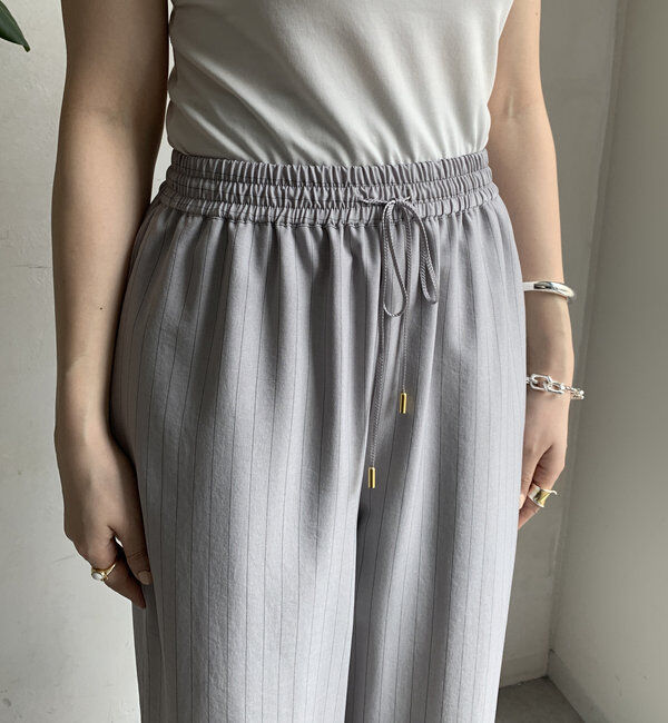  「【WEB限定】タンブラーブッチャーストライプイージーパンツ」|チノ|