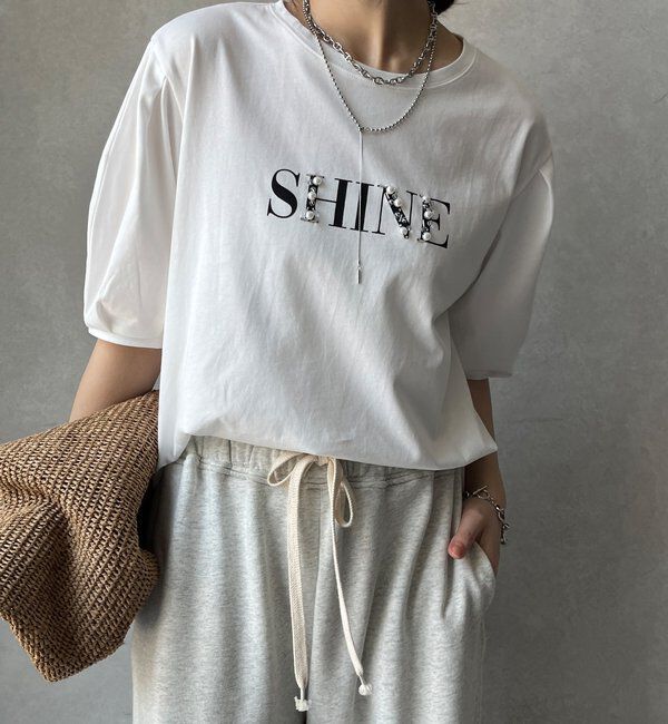  「【WEB限定】ライトドライ天竺ロゴTE」|Tシャツ・カットソー|