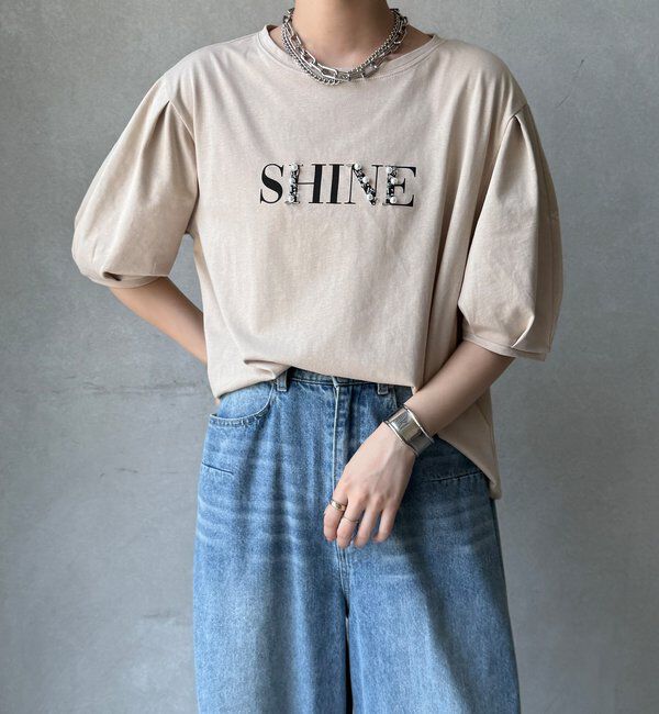  「【WEB限定】ライトドライ天竺ロゴTE」|Tシャツ・カットソー|