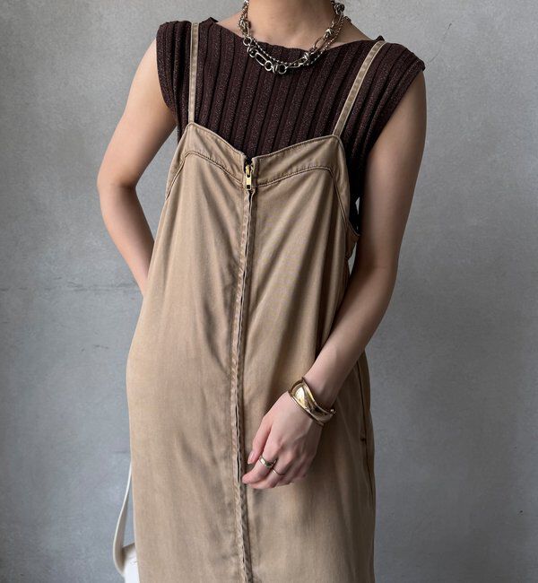  「【WEB限定】ラメリブニットタンク」|ニット・セーター|