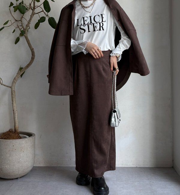  「【WEB限定】LEICESTERフロッキーレイヤードロンTEE」|Tシャツ・カットソー|