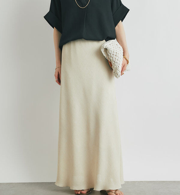  「メッシュフレアスカート」|スカート|