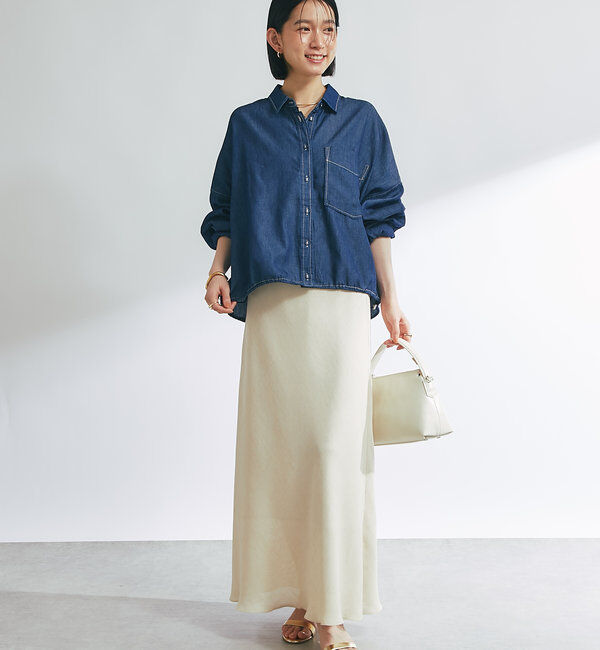  「メッシュフレアスカート」|スカート|