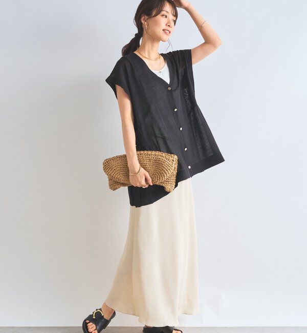  「メッシュフレアスカート」|スカート|