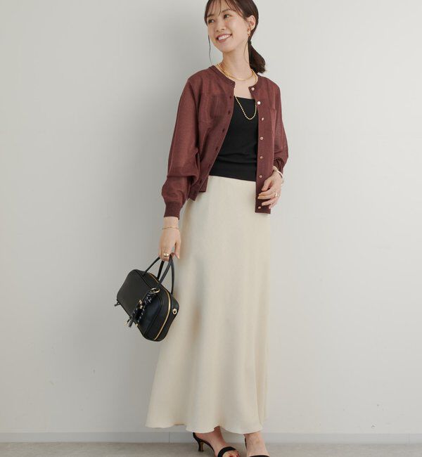  「メッシュフレアスカート」|スカート|