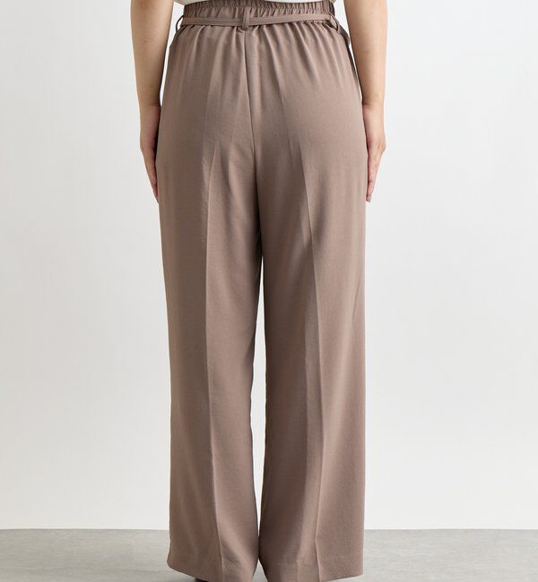  「《来春のおでかけに》ハイストレッチカルゼワッシャータックパンツ」|その他|