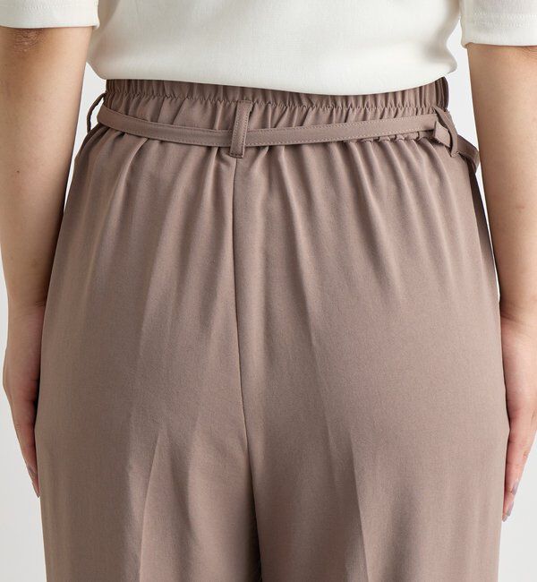  「《来春のおでかけに》ハイストレッチカルゼワッシャータックパンツ」|その他|