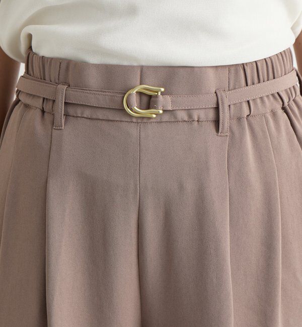  「《来春のおでかけに》ハイストレッチカルゼワッシャータックパンツ」|その他|