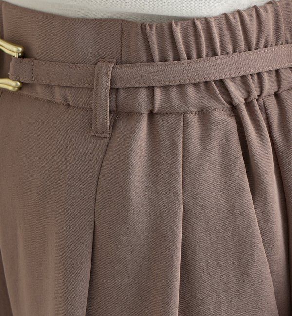  「《来春のおでかけに》ハイストレッチカルゼワッシャータックパンツ」|その他|