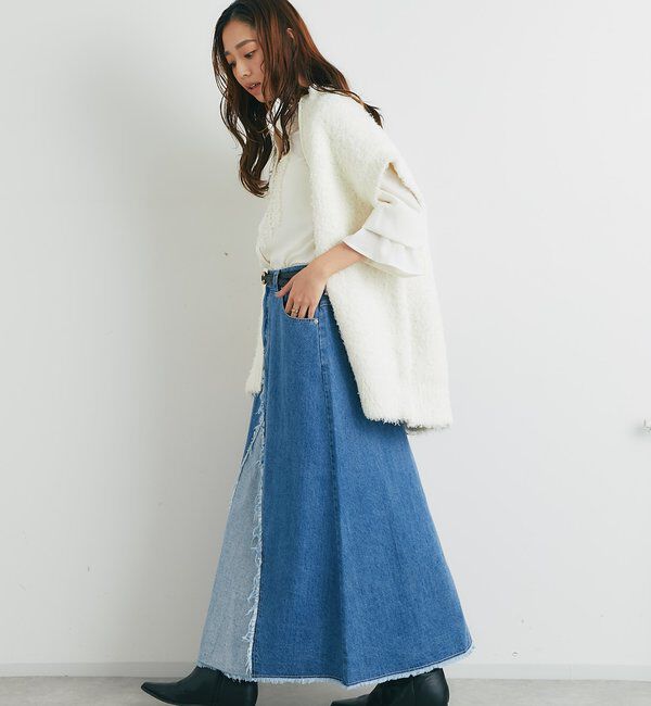  「《大人エレガントなムードに》フロントフリルジョーゼットブラウス」|シャツ・ブラウス|