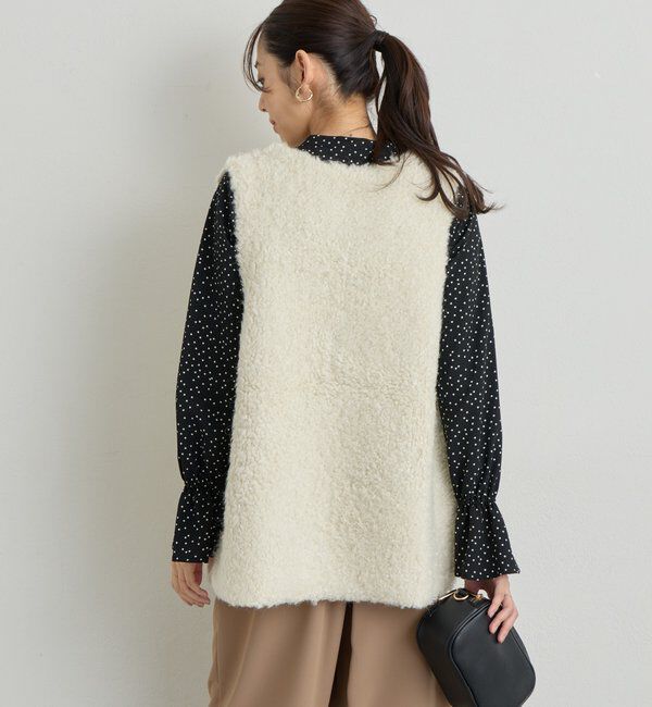  「《大人エレガントなムードに》フロントフリルジョーゼットブラウス」|シャツ・ブラウス|