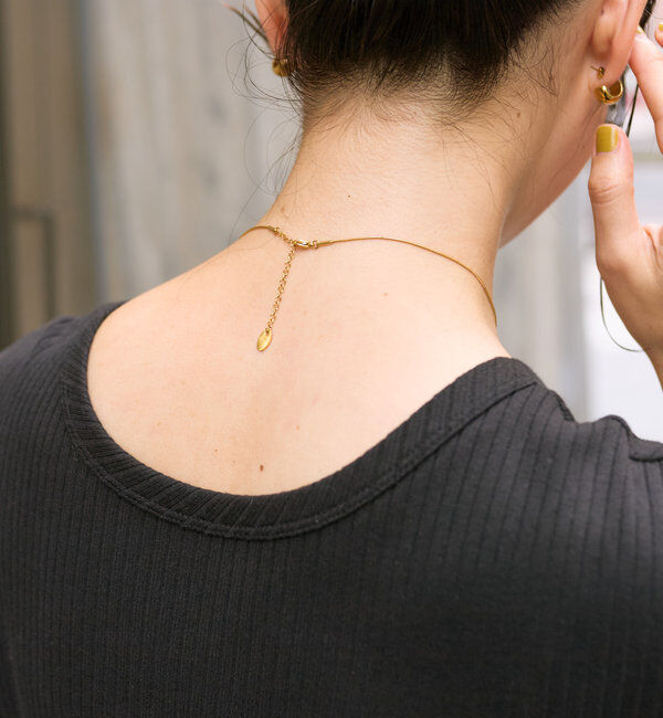  「【R.good(アールドットグッド)】コインショートネックレス」|リング|