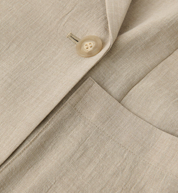  「【ウォッシャブル】シアースラブオーバージャケット」|テーラードジャケット|