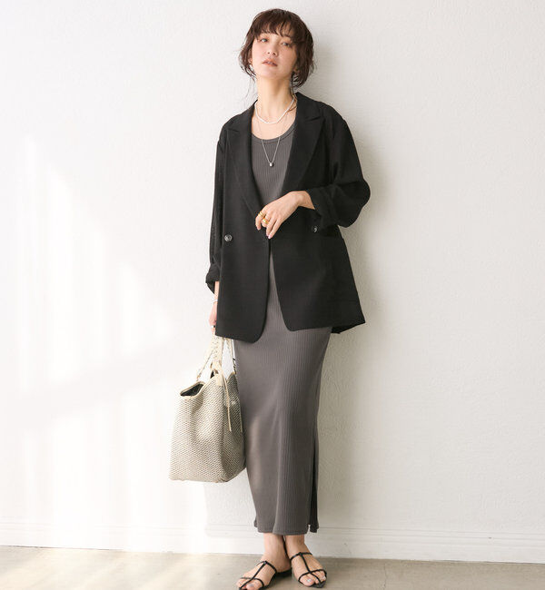  「【ウォッシャブル】シアースラブオーバージャケット」|テーラードジャケット|