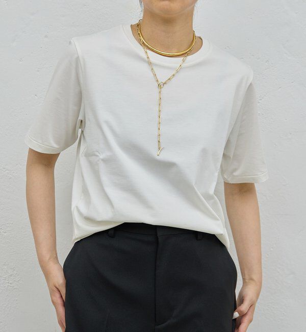  「【HERITANOVUM】オーガニックコットンTシャツ」|Tシャツ・カットソー|ホワイト