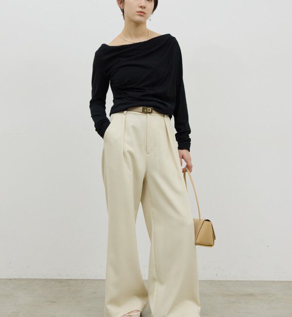  「タックワイドパンツ２」|チノ|