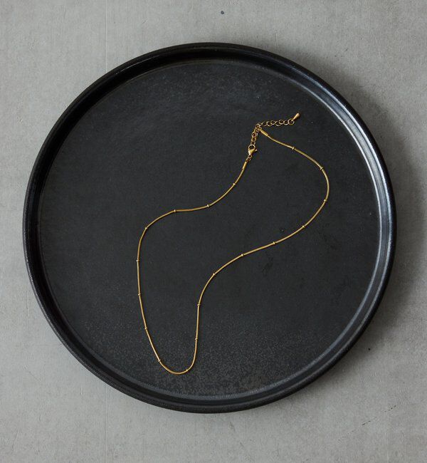  「ステンレスドットチェーンネックレス」|リング|