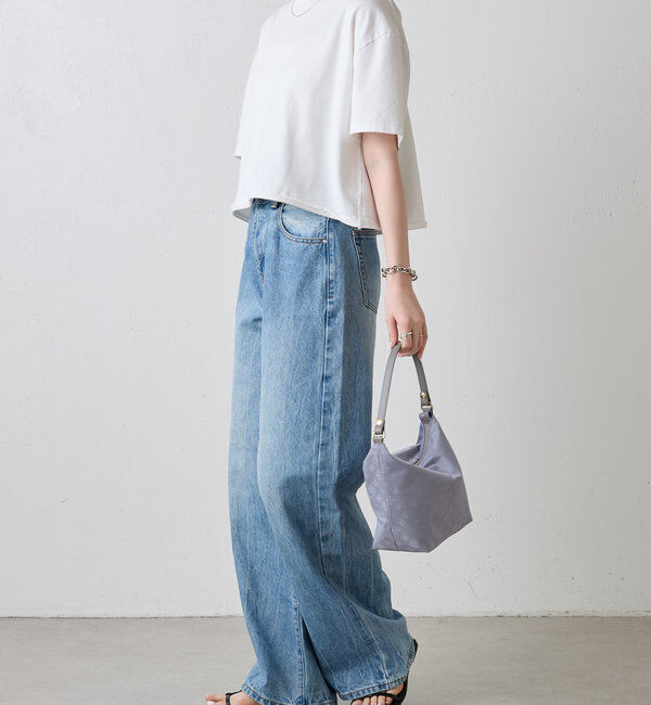  「ナイロンジャガードシンプルショルダーバッグ」|ショルダー・メッセンジャー|