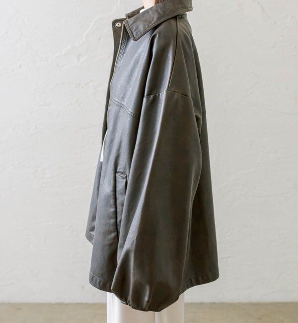  「【3色展開】フェイクレザージャケット」|その他|