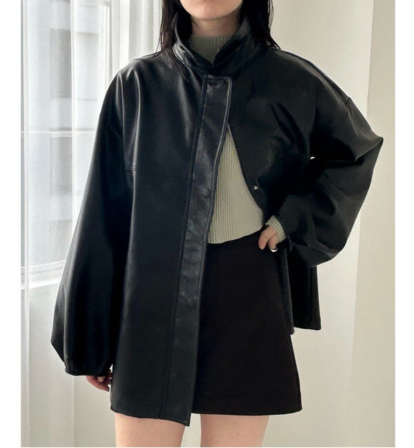  「【3色展開】フェイクレザージャケット」|その他|