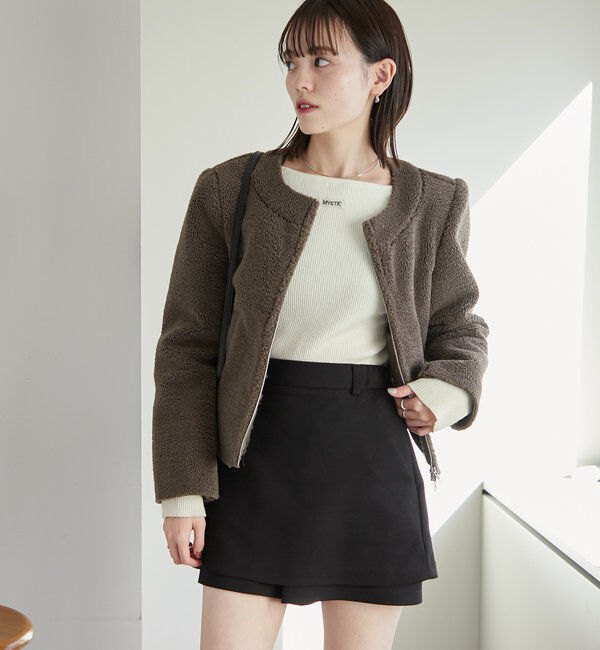  「パフスリーブボアジャケット」|その他|