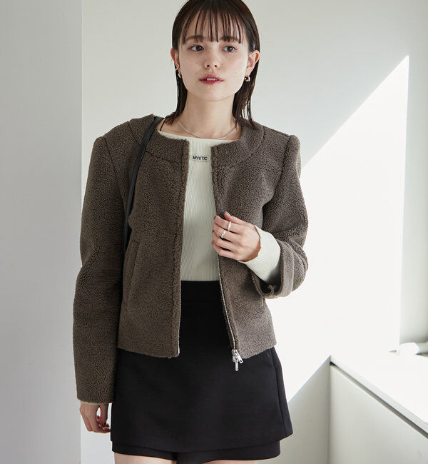  「パフスリーブボアジャケット」|その他|