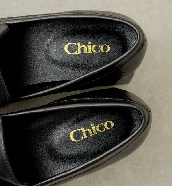  「スクエアトゥーヒールローファー」|ロングブーツ|