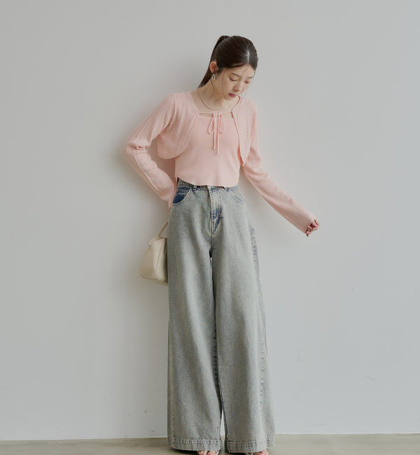  「アイレットチビボレロ+ベアセット」|カーディガン|