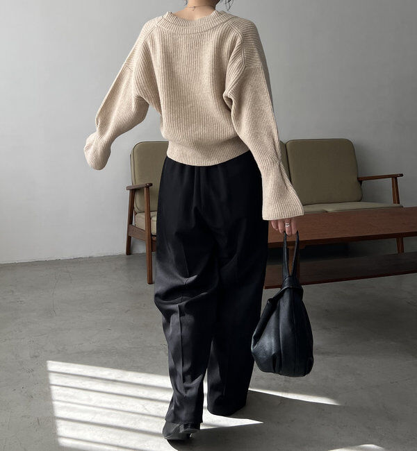  「【再入荷！】ウール100Wボタンカーディガン」|カーディガン|