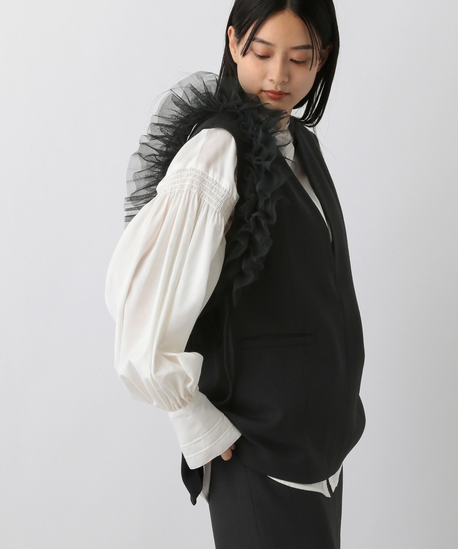 A part by 「チュールサッシュ」|ブローチ・コサージュ|