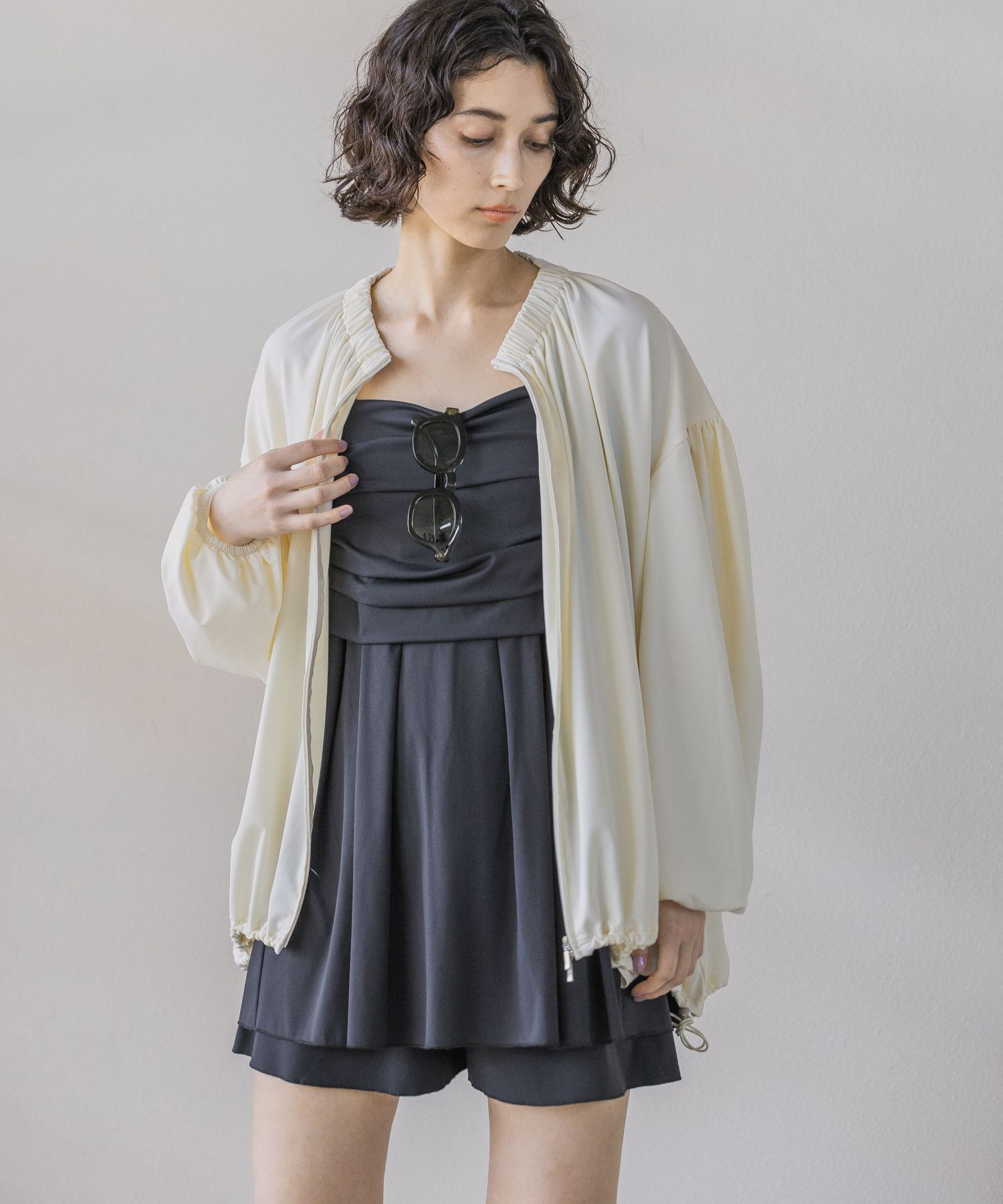 A part by 「【WEB限定・UVカット機能付き】ギャザーラッシュガード」|その他|