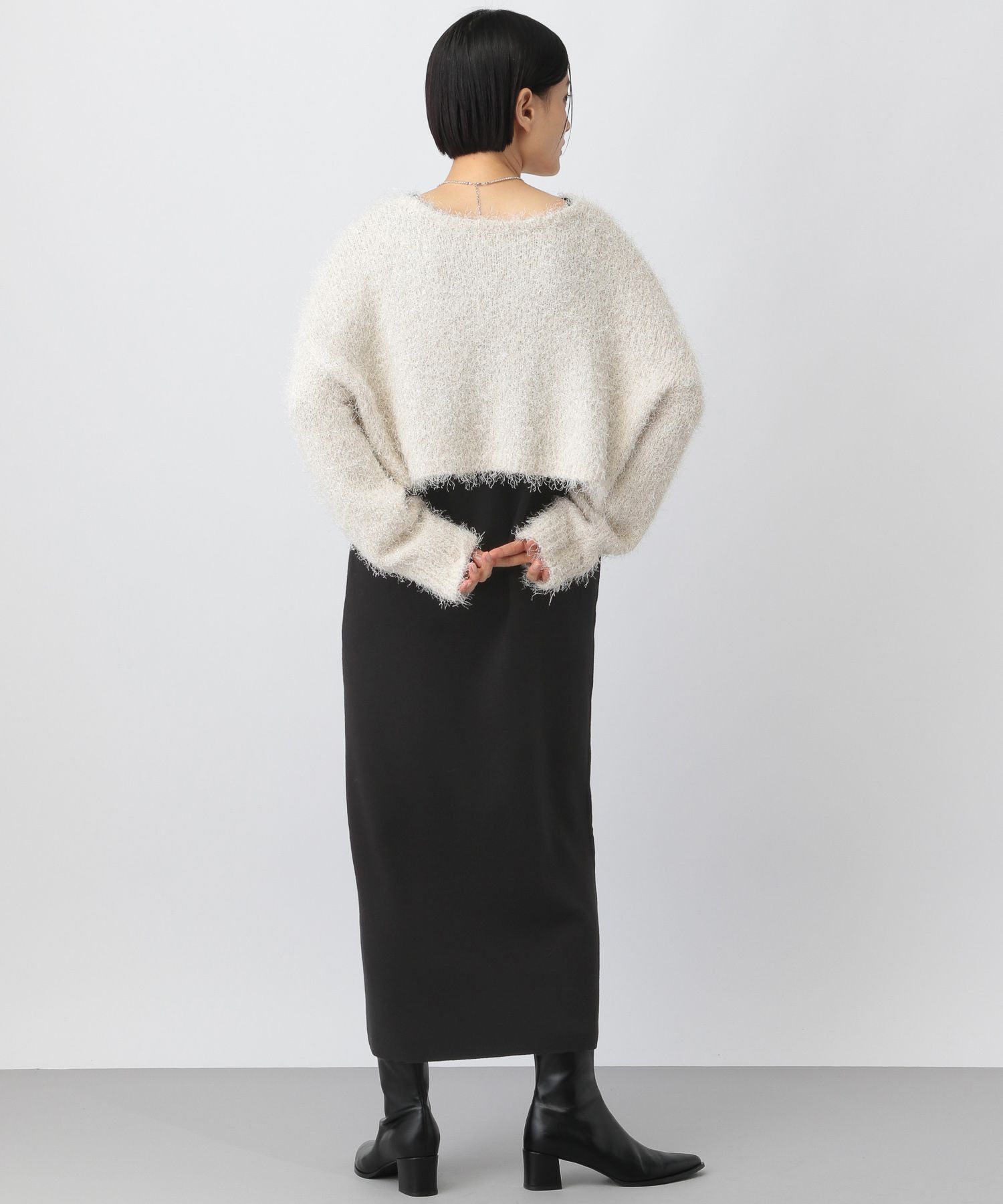 A part by 「ラメシャギー2Pセットワンピース」|ワンピース|