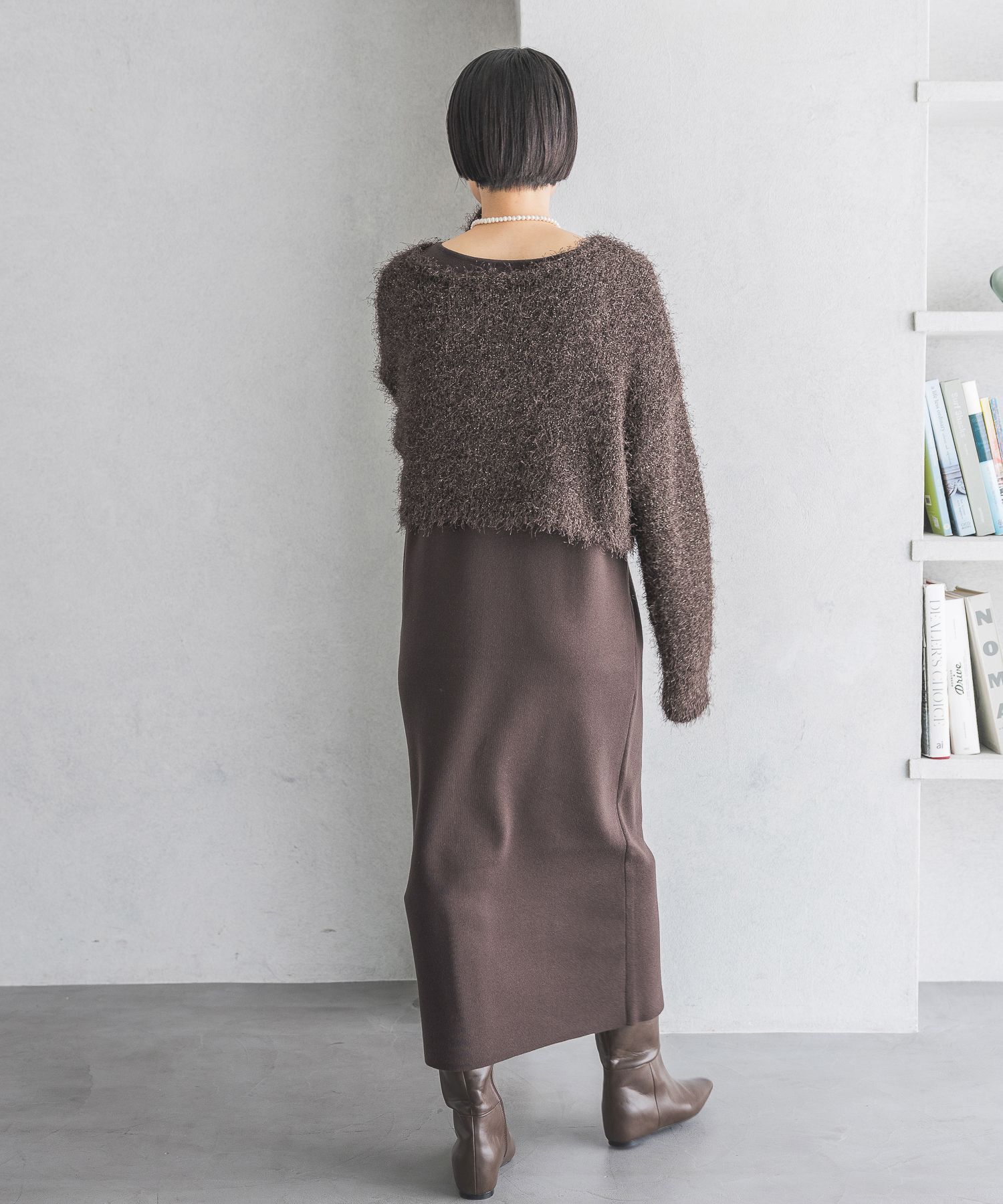 A part by 「ラメシャギー2Pセットワンピース」|ワンピース|