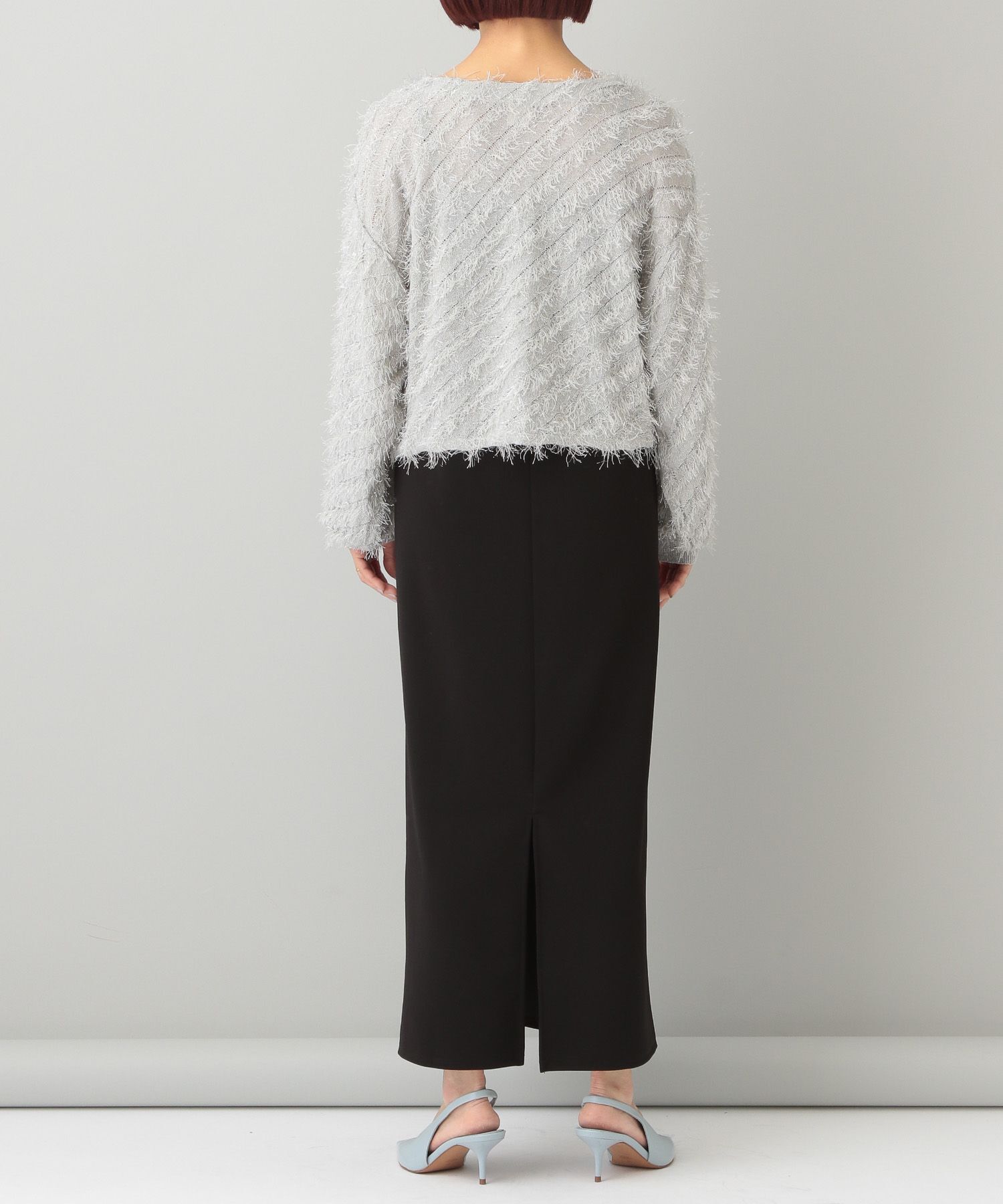 A part by 「ラメシャギーカーディガンセットドレス」|ワンピース|