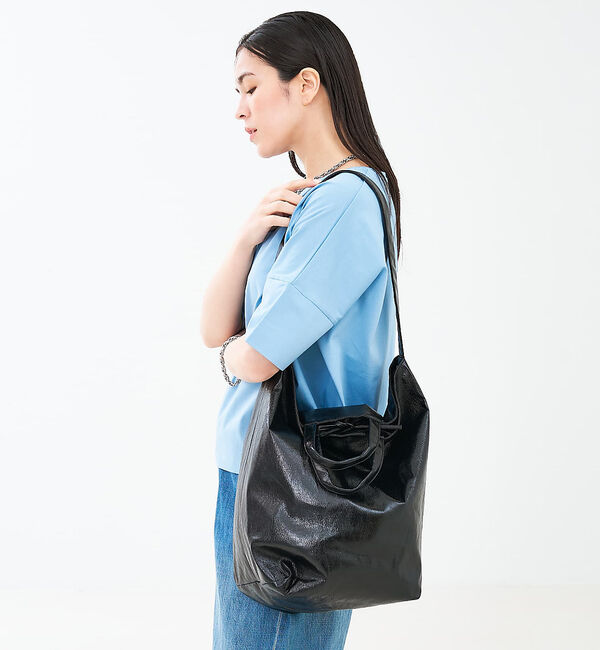 collex「2WAYメタリック底マチワイド ワンショルダーバッグ」|ショルダー・メッセンジャー|