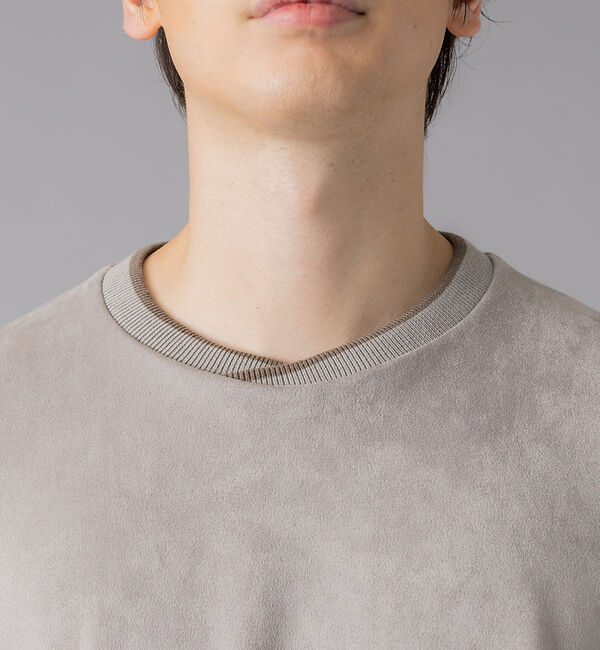 ABAHOUSE「【アンサンブル対応】シルキー ネオスエード プルオーバー / スウェット」|Tシャツ・カットソー|